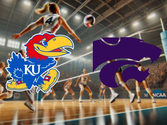 Kansas Jayhawks at Kansas State Wildcats Womens Volleyball